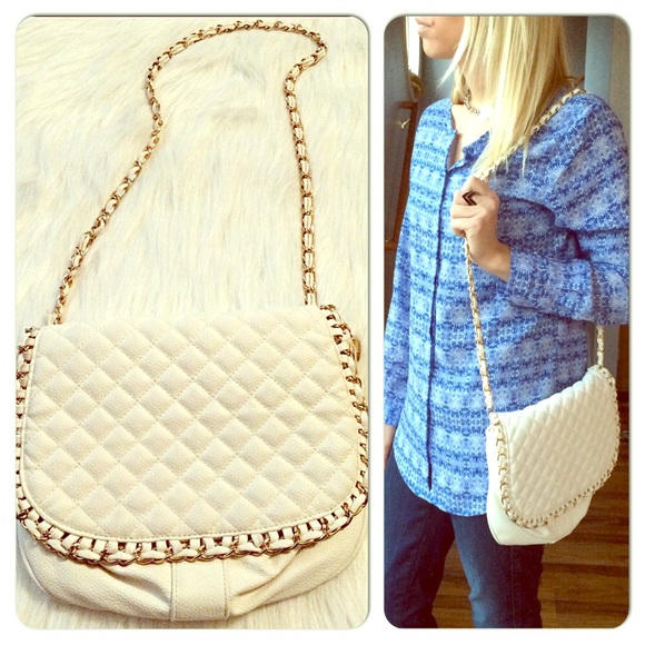 Authentic Dan Story Designer quilted purse. GUC. - Picture 1 of 13